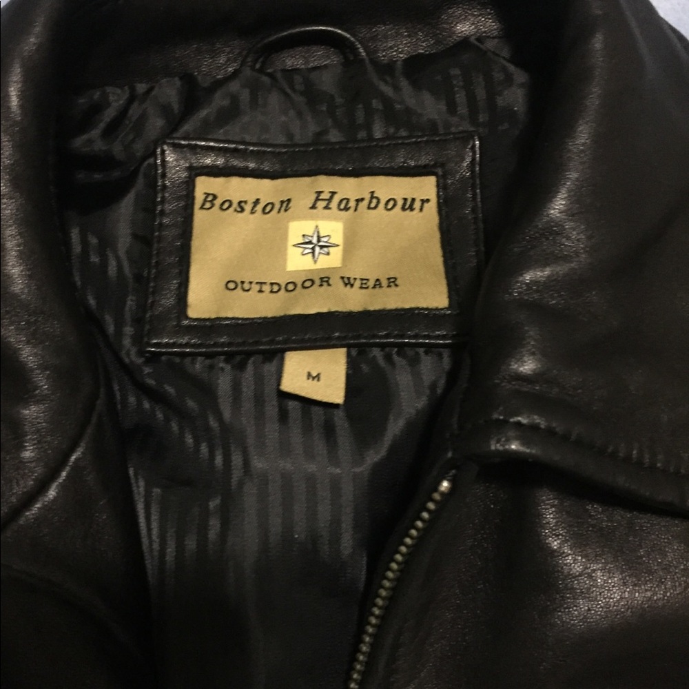 Boston Harbor leather jacket - Picture 2 of 4